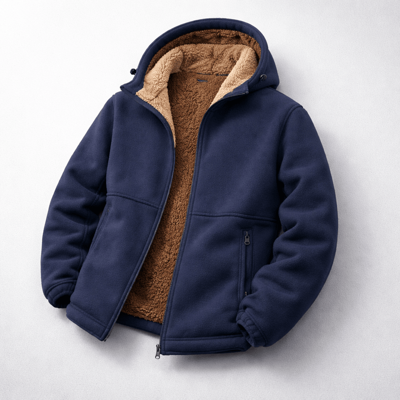 Ronan Fleecejack met Ritssluiting en Hoge Kraag voor Comfortabele Warmte - Zachte Isolatie voor Dagelijks Gebruik 6