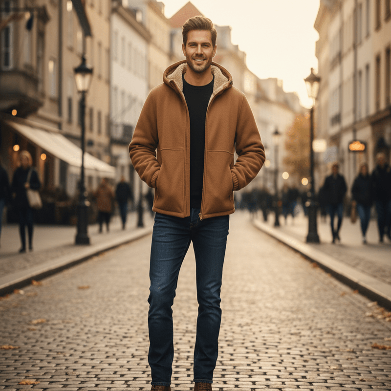 Ronan Fleecejack met Ritssluiting en Hoge Kraag voor Comfortabele Warmte - Zachte Isolatie voor Dagelijks Gebruik 0