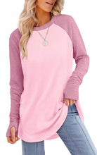 Dames Tuniek met Lange Mouwen en Duimgaten – Comfortabele Oversized Top met Gebogen Zoom 2