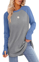 Dames Tuniek met Lange Mouwen en Duimgaten – Comfortabele Oversized Top met Gebogen Zoom 3