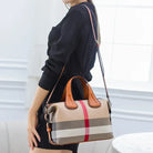 Trendy Geruite Handtas-5