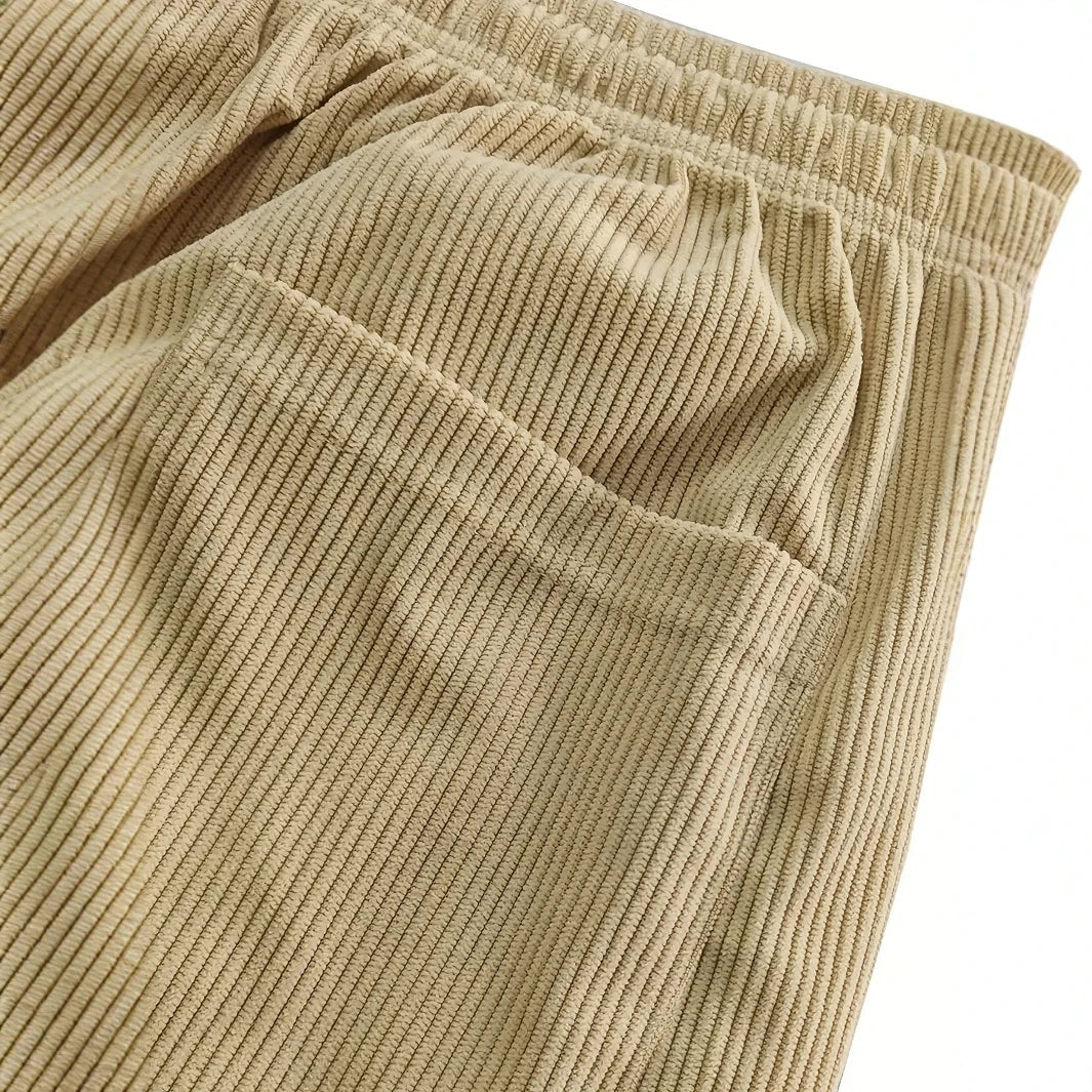 Corduroy Joggingbroek voor Heren – Comfortabele Geribbelde Broek met Stijlvolle Pasvorm 5