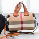 Trendy Geruite Handtas-4