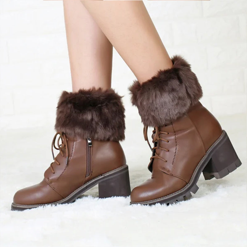 Slanke Acryl Beenwarmers voor Koude Weer – Comfortabele en Stijlvolle Beenbedekking in Diverse Kleuren 9