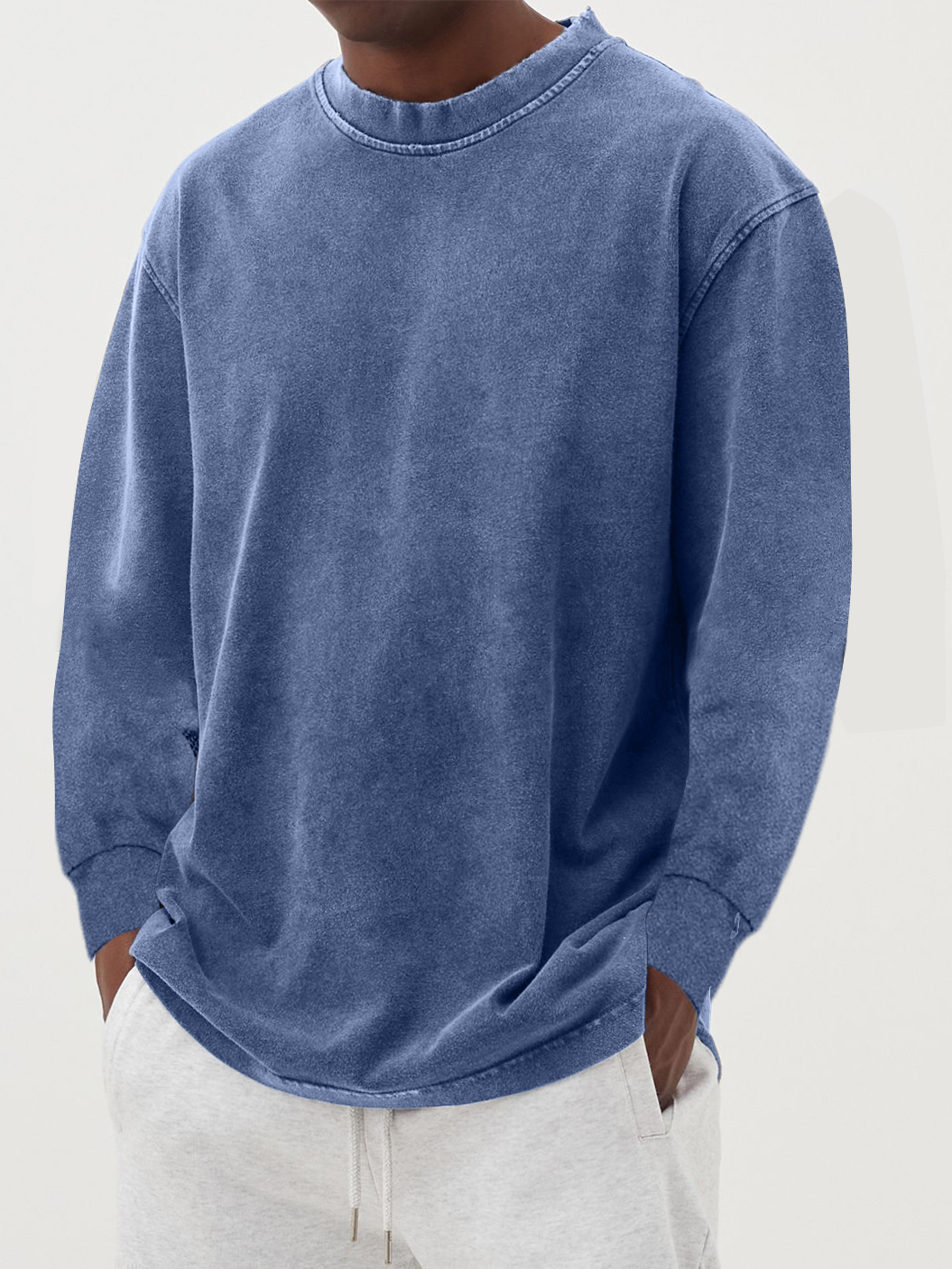 Stijlvol Casual Sweatshirt met Ronde Hals en Comfortabele Pasvorm – Verkrijgbaar in Diverse Kleuren en Maten S t/m XL 1