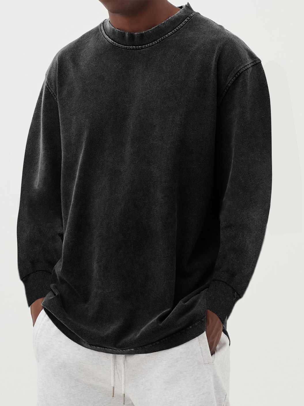 Stijlvol Casual Sweatshirt met Ronde Hals en Comfortabele Pasvorm – Verkrijgbaar in Diverse Kleuren en Maten S t/m XL 3