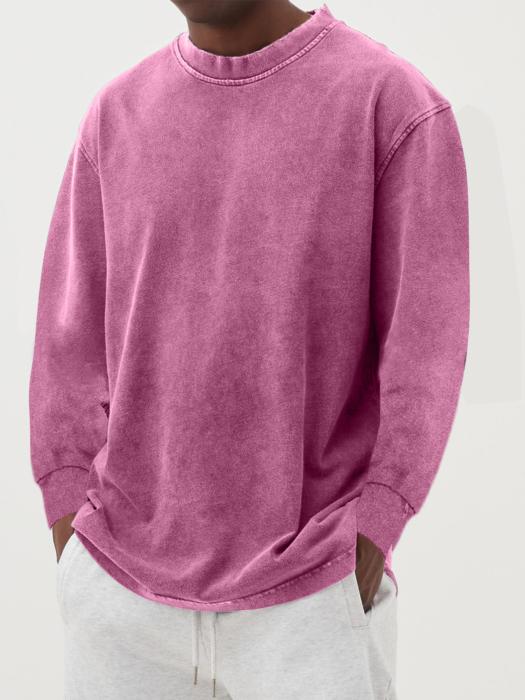 Stijlvol Casual Sweatshirt met Ronde Hals en Comfortabele Pasvorm – Verkrijgbaar in Diverse Kleuren en Maten S t/m XL 6