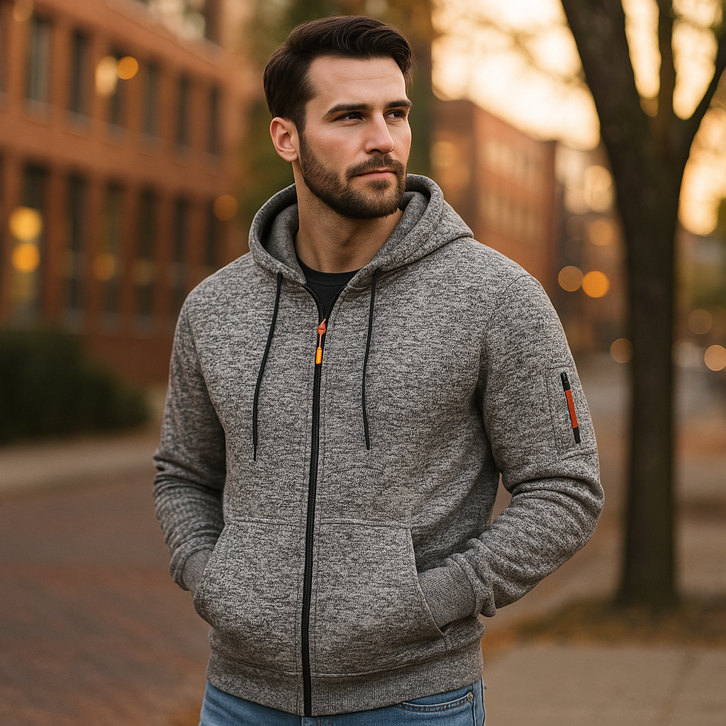 Stijlvolle Fleece Jas Heren – Comfortabel, Lichtgewicht en Perfect voor Koelere Dagen 4