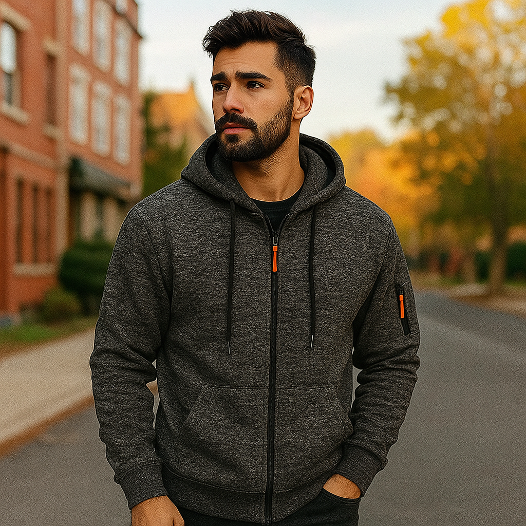 Stijlvolle Fleece Jas Heren – Comfortabel, Lichtgewicht en Perfect voor Koelere Dagen 8