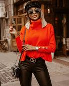 Trui met Lange Mouwen en Knopen van Zacht Katoen voor Dames – Tijdloos en Elegant, Verschillende Maten Beschikbaar 4