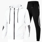 Tweedelig Trainingspak Heren met Capuchon en Lange Mouwen – Comfortabele Joggingoutfit in Diverse Kleuren 3