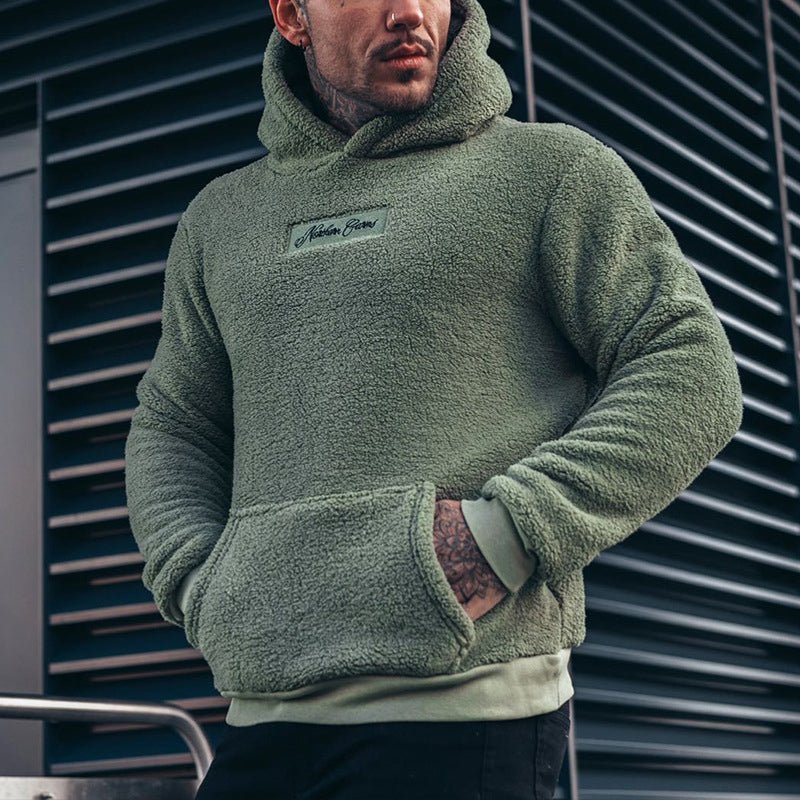 Heren Sherpa Pullover Hoodie - 1