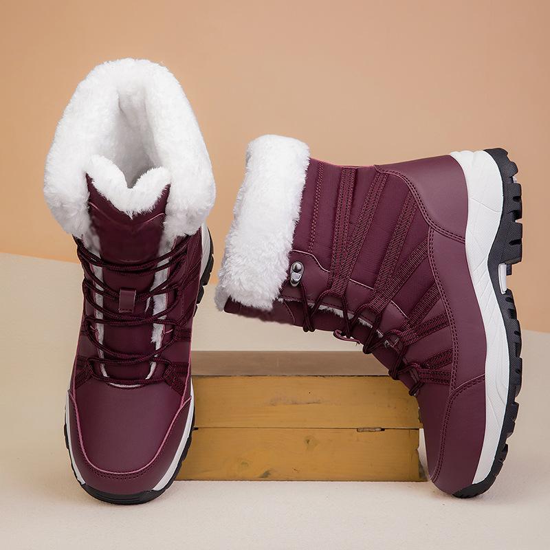Warme Dames Snowboots Waterdicht met Antislip Zool - Comfortabele Sneeuwlaarzen in Diverse Kleuren, Maat 36-42 9