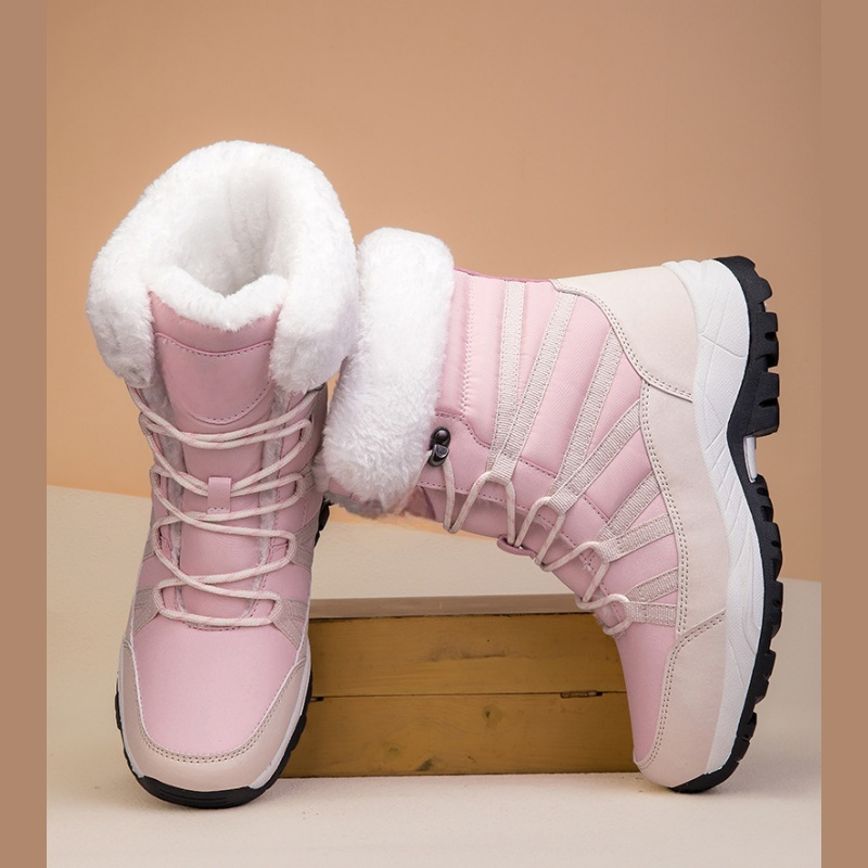 Warme Dames Snowboots Waterdicht met Antislip Zool en Zachte Voering voor Winterse Activiteiten - Maat 36-42 8