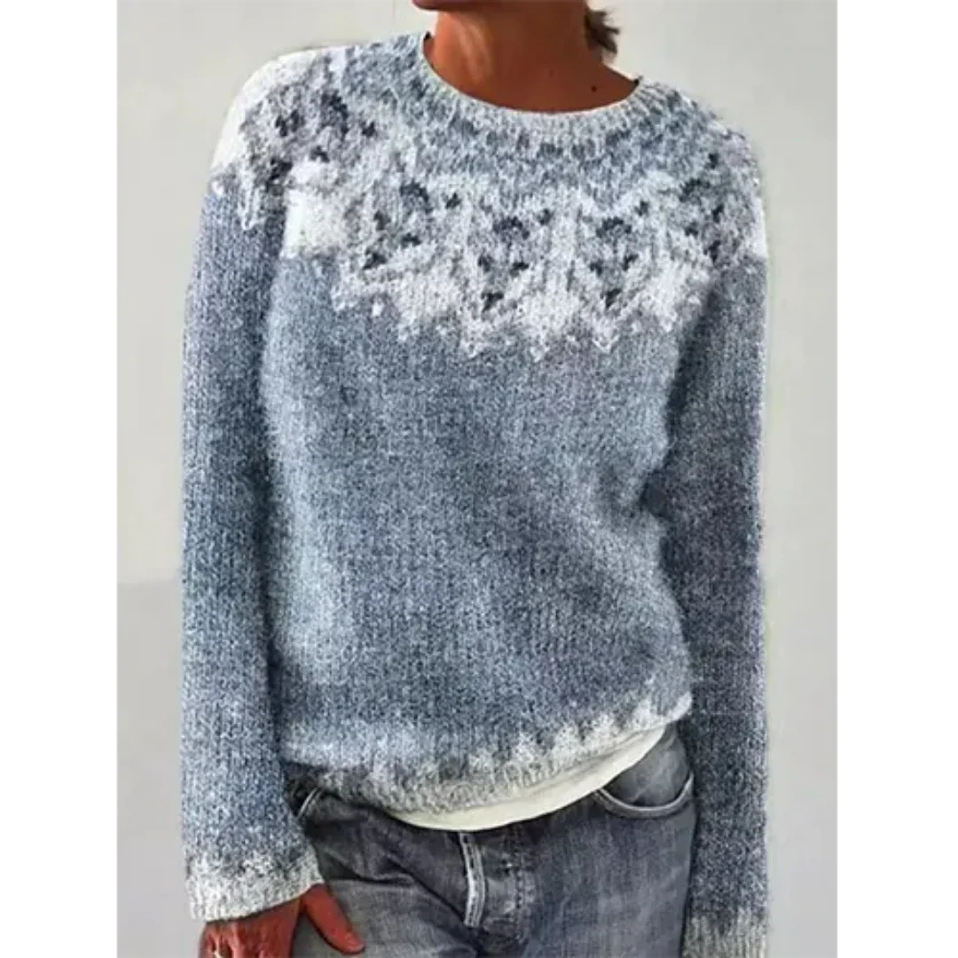 Warme Damestrui met Lange Mouwen van Zacht Materiaal – Comfortabele Winter Pullover voor Dames 0