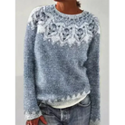 Warme Damestrui met Lange Mouwen van Zacht Materiaal – Comfortabele Winter Pullover voor Dames 0