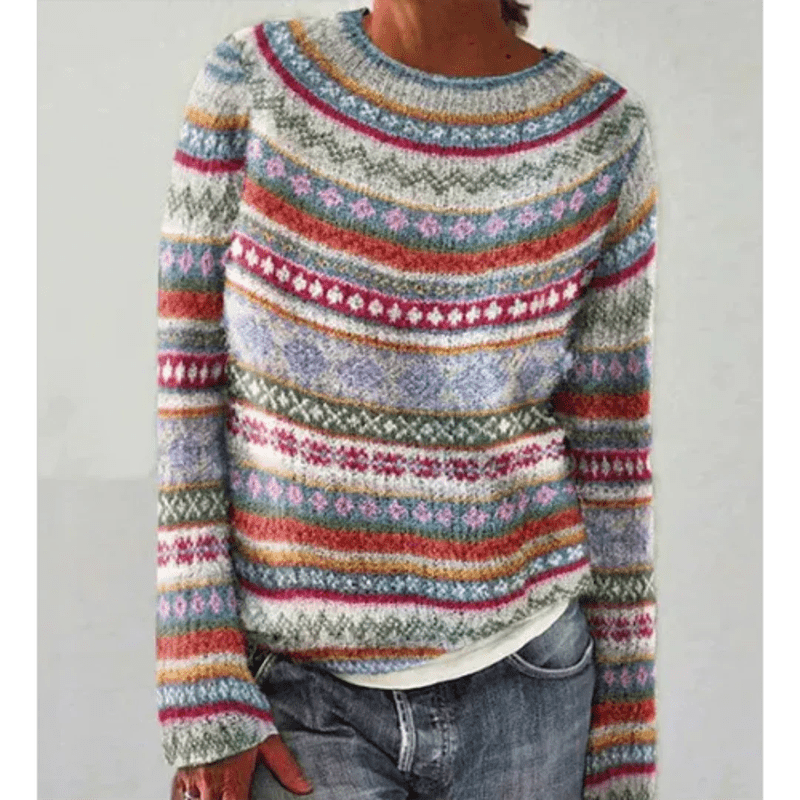 Warme Damestrui met Lange Mouwen van Zacht Materiaal – Comfortabele Winter Pullover voor Dames 2