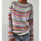 Warme Damestrui met Lange Mouwen van Zacht Materiaal – Comfortabele Winter Pullover voor Dames 2