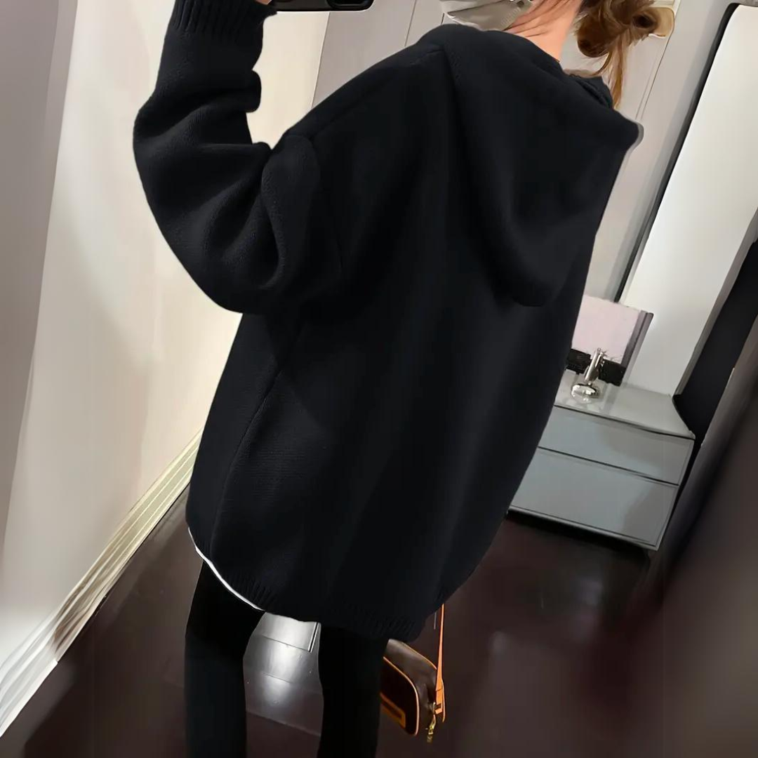 Warme Hoodie met Losse Pasvorm – Comfortabele en Stijlvolle Capuchon voor Binnen en Buiten 3