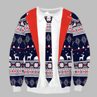 Warme Kersttrui Heren met Rendierdesign – Foute Kersttrui voor de Winter, Comfortabele Pasvorm en Zachte Stof 1