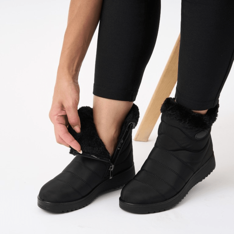 Waterdichte Antislip Winterlaarzen Dames met Isolatie en Dempingssysteem voor Koud en Nat Weer 0