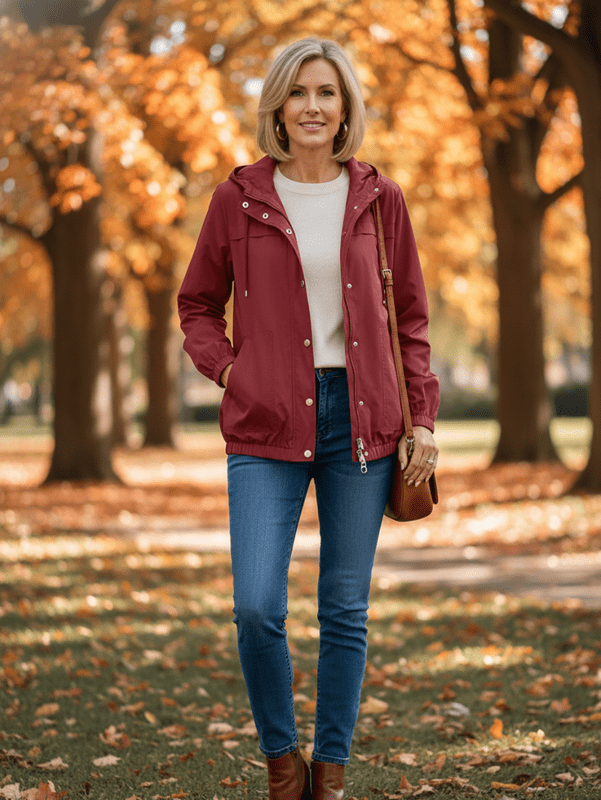 Waterdichte Lange Trenchcoat Dames met Capuchon in Zwart – Perfect voor Buitenactiviteiten en Wandelingen 0