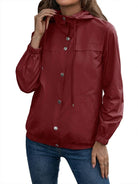 Waterdichte Lange Trenchcoat Dames met Capuchon in Zwart – Perfect voor Buitenactiviteiten en Wandelingen 0