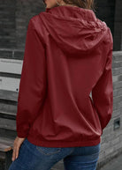 Waterdichte Lange Trenchcoat Dames met Capuchon in Zwart – Perfect voor Buitenactiviteiten en Wandelingen 4