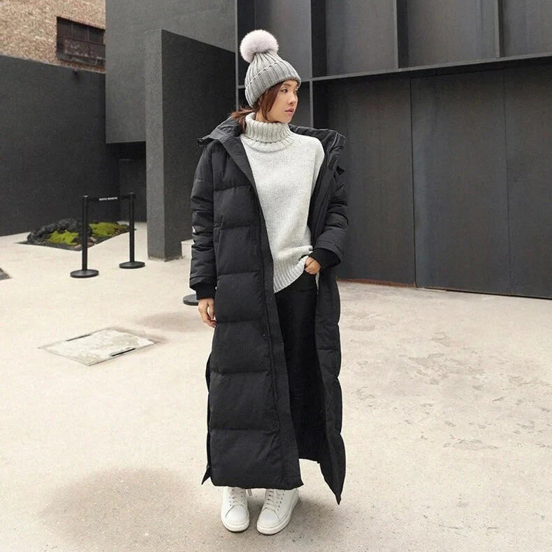 Winddichte Lange Winterjas Dames met Uitstekende Isolatie en Comfortabele Pasvorm - Stijlvolle Gewatteerde Jas voor Koude Weer 4
