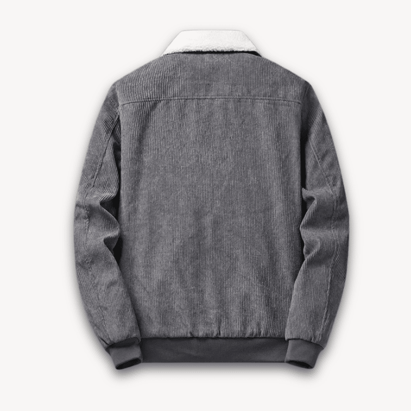 Winterjack Heren Corduroy met Sherpa-voering – Stijlvol, Warm en Comfortabel in Maten 2XL-5XL 1