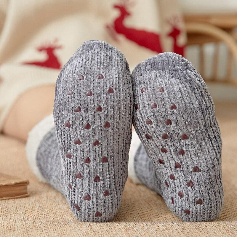 Zachte Vloersokken met Antislipbodem – Warm en Comfortabel in Diverse Kleuren en Stijlen 2