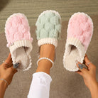 Zachte Winterpantoffels Dames met Antislipzolen in Elegante Pasteltinten – Comfortabele Sloffen voor Thuisgebruik 3