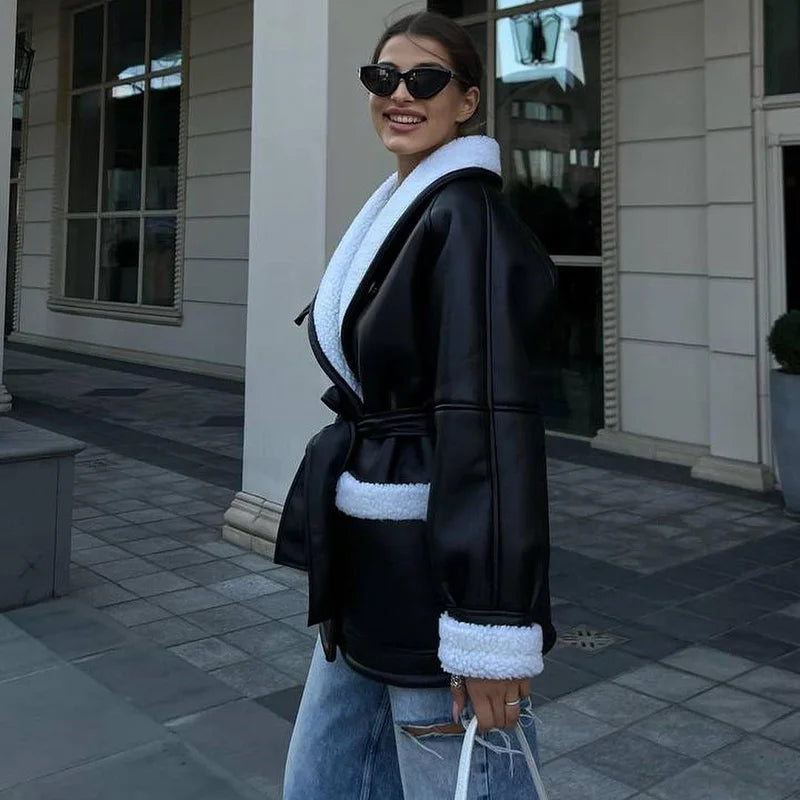 Zwarte Blazer Dames | Getailleerd Met Riem, Winterstijl 3