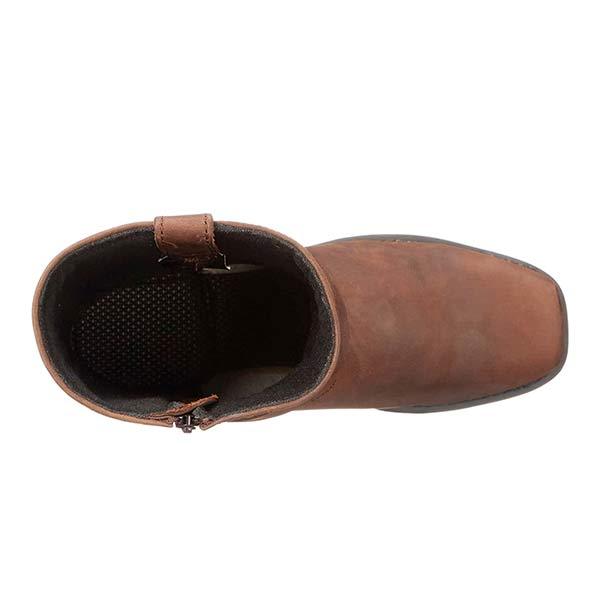 Zwarte Cowboylaarzen Dames van Hoogwaardig Leer met Robuuste Rubber Zool voor Comfort en Stijl 6