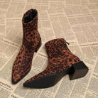 Zwarte Dames Laarzen van Leer met Slank Profiel en Puntige Neus - Elegante Winterlaarzen 0