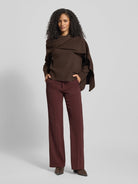 Gebreide Trui met Sjaal – Elegante en Zachte Damestrui-01