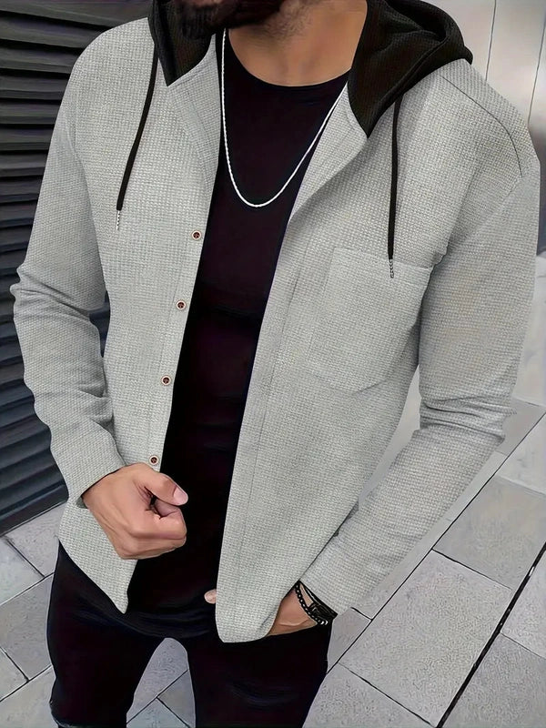 Casual Hoodie Jas met Zak – Lichte Alledaagse Bovenkleding 5