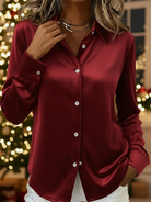 Retro Fluwelen Kerstshirt  2