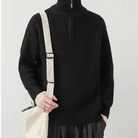 Oversized Damestrui met Kwartrits – Comfortabele en Stijlvolle Gebreide Sweater-04