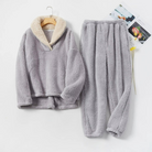 Dames Fleece Pyjamaset - Zacht en Warm voor Comfortabele Winteravonden 2