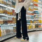 Gebreide Losse Sweatpants-3