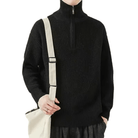 Oversized Damestrui met Kwartrits – Comfortabele en Stijlvolle Gebreide Sweater-02