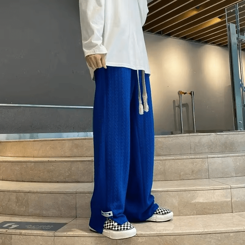 Gebreide Losse Sweatpants-4