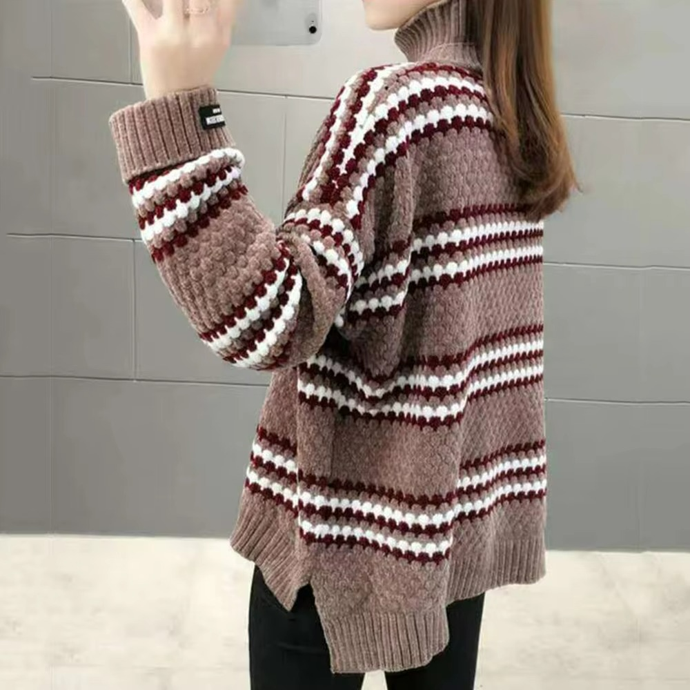 Elegante Trui met Kraag voor Dames – Zacht en Comfortabel voor Winterdagen