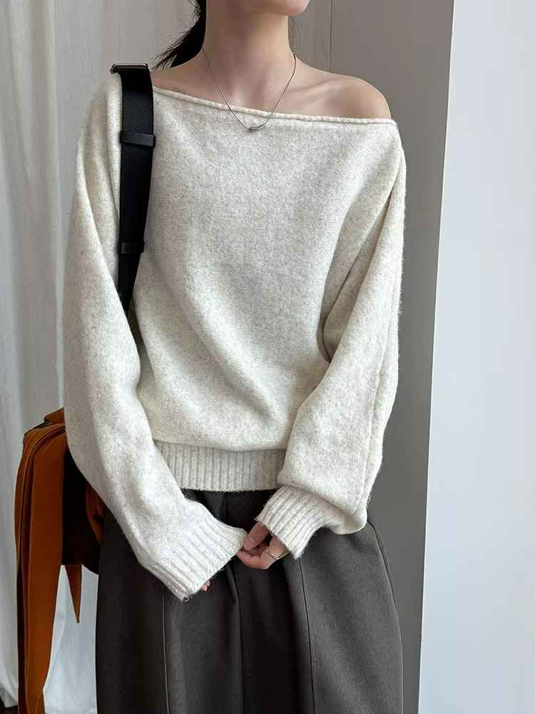 Zachte Oversized Gebreide Trui – Comfortabele en Stijlvolle Damestrui-05