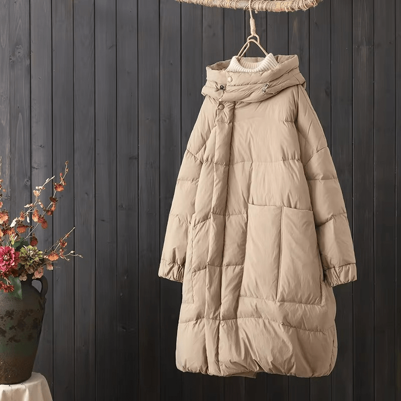 Lange Dames Jas Winter - Stijlvolle Casual Winterjas met Hoogwaardige Materialen voor Comfort en Functionaliteit 1