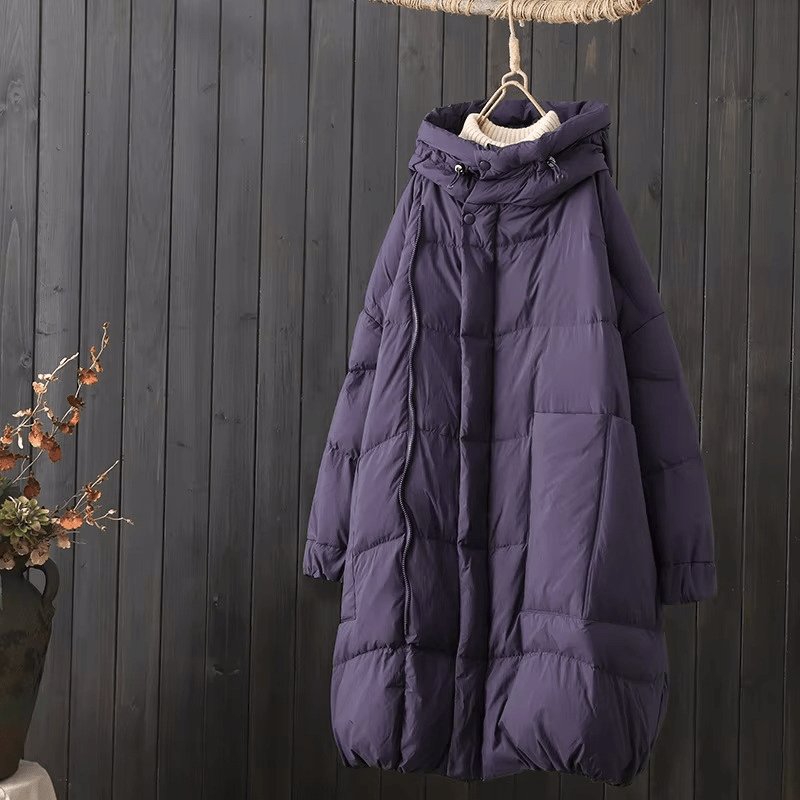 Lange Dames Jas Winter - Stijlvolle Casual Winterjas met Hoogwaardige Materialen voor Comfort en Functionaliteit 4