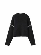 Gebreide Dames Trui van Zachte Stof – Tijdloos Ontwerp voor Koude Dagen, Verkrijgbaar in Meerdere Maten 6