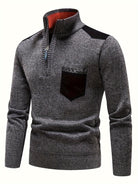 Luxe Lange Mouwen Gebreide Trui-07