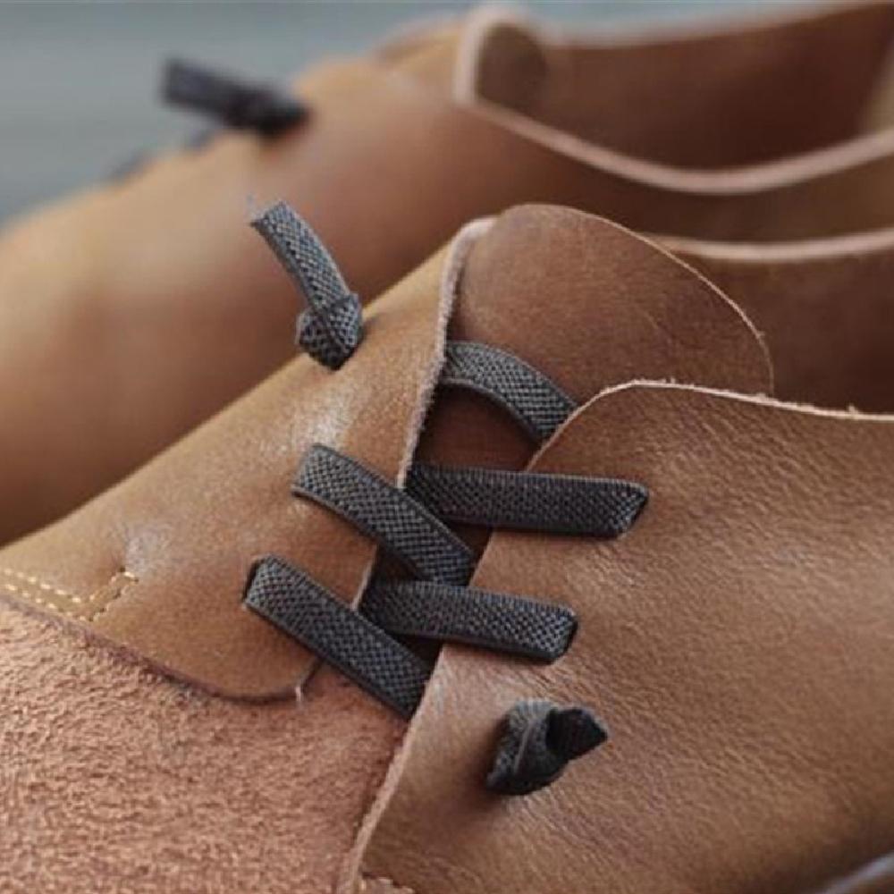 Leren Dames Loafers – Casual Instapschoenen met Platte Zool in Bruin 7